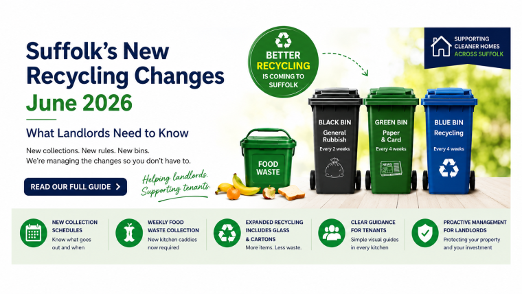 Suffolk’s New Recycling Changes 2026: What Landlords Need to Know